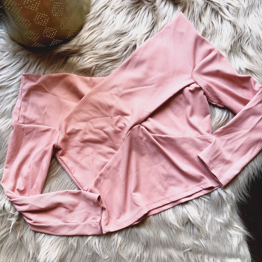 Forever 21 off the shoulder crop top